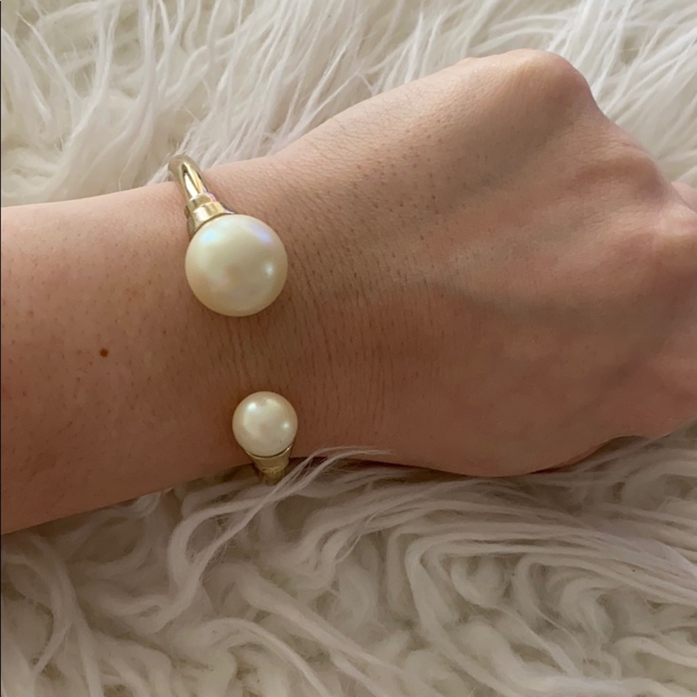 NORDSTROM | pearl and gold bracelet